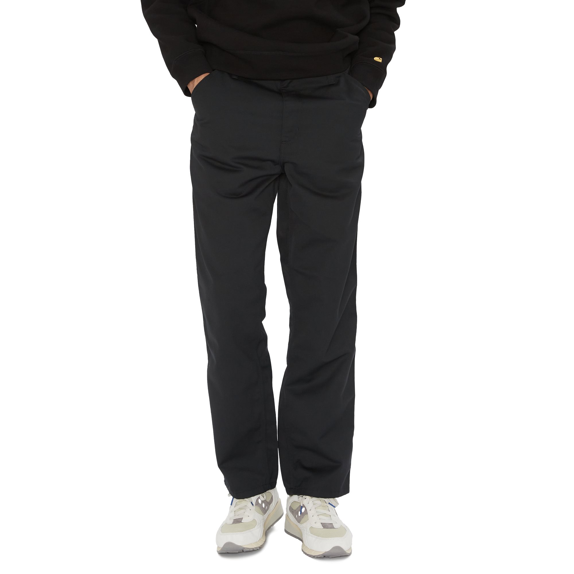 Simple Pant - Trousers - Straight fit - Black